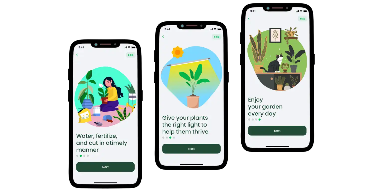 Revealing AI Plant Finder features.
